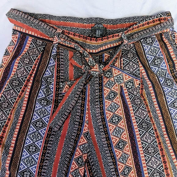 Forever 21 Pants - Forever 21+ boho tribal high waist pants sz XL